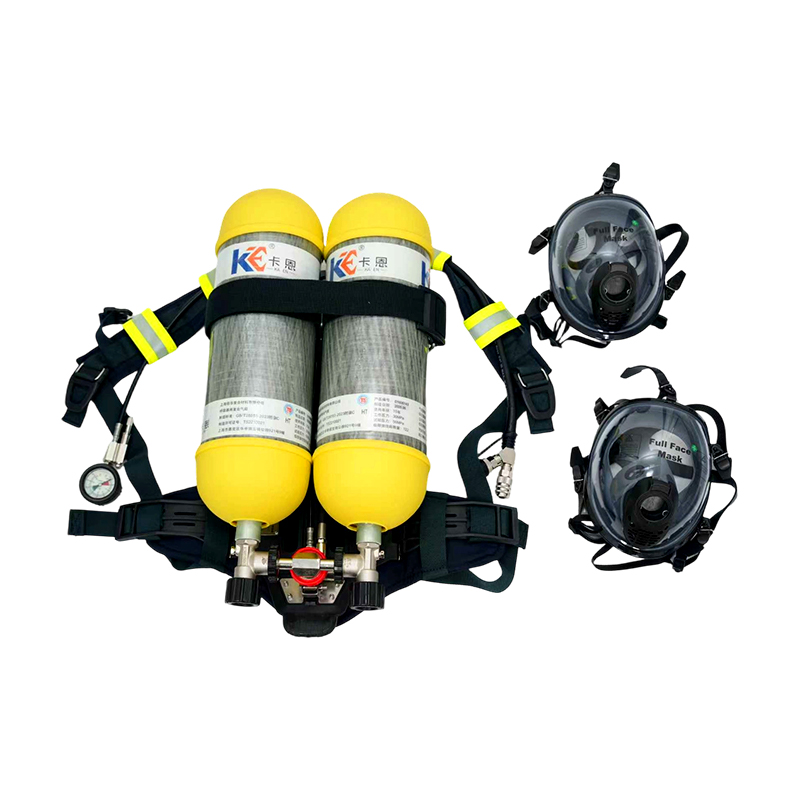RHZK-6.8L ডুয়াল-সিলিন্ডার কার্বন ফাইবার ইতিবাচক চাপ বায়ু শ্বাসযন্ত্র